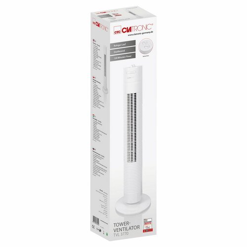 Clatronic TVL 3770 oszlopventilátor, fehér