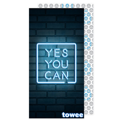 Towee Швидковисихний рушник для рук  YES YOU CAN, 50 x 100 см