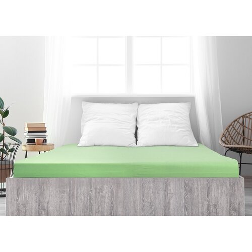 4Home Ideál jersey lepedő zöld, 90 x 200 cm
