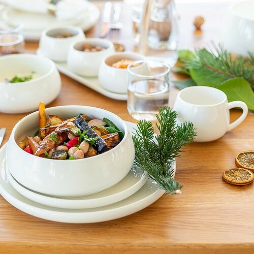 Mäser Tálalóedény-készlet alátéttel, 4 db TAYA