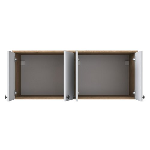 Szafka ścienna Bany Walnut and White