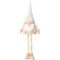 Santa karácsonyi dekoráció, teleszkóp. lábak, 112 cm, arany / krém