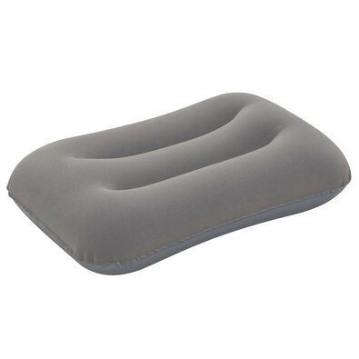 Bestway Usnjen napihljiv vzglavnik, siv, 42 x 26 x10 cm