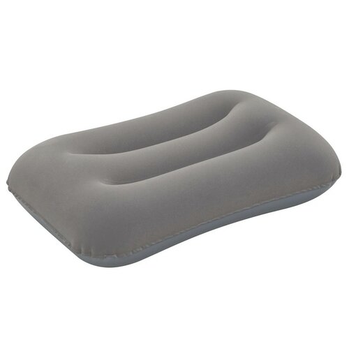 Bestway Semišový nafukovací vankúš, sivá, 42 x 26 x 10 cm
