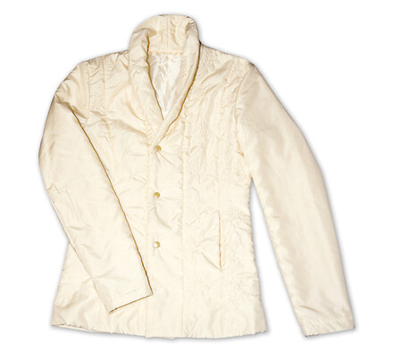 Dámsky prešívaný kabátik, béžová, XL