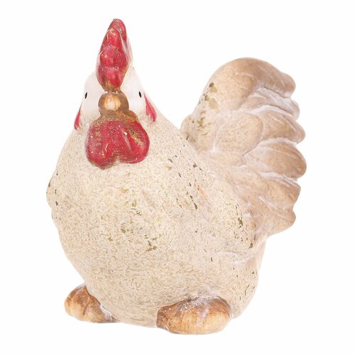 Decor ceramic Cocoș, 16 x 7 x 12 cm