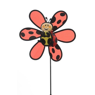 Záhradný veterník Lienka červená, 45 cm