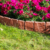 4Home Palisada ogrodowa - krawężnik Terracotta, 2,5 m