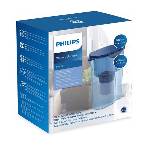 Philips Filtračná kanvica AWP2915, 3 l, modrá