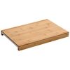 Kesper 58352 Deska za rezanje z odlagalno posodo,bela, 38 x 25 x 3,5 cm