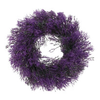 Штучний вінок Трава фіолетова, діаметр   30 см