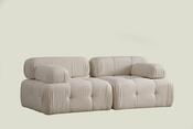Canapea Doblo 2 Cream Bouclette