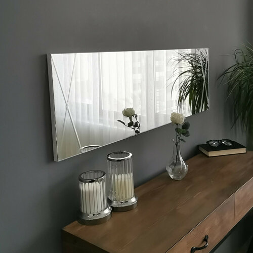 Zrcadlo Silver 35 x 105 cm