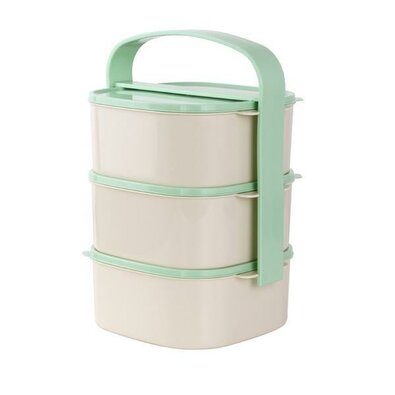 Plastový jídlonosič, 3x 1 l, mix barev