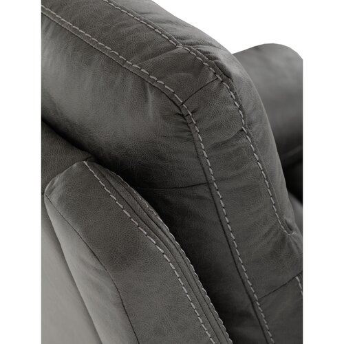 Polohovacie kreslo 4092 GREY3, vintage, sivá