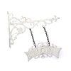 Obesna litina napis Welcome 27,5 x 26 cm, bela