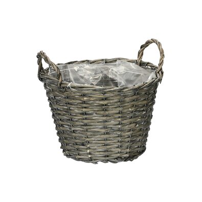 Pletena košara za cvetlični lonec Green garden,premer 23 cm