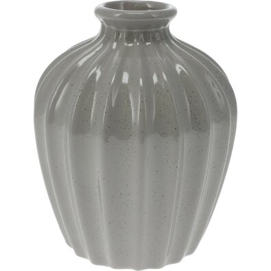 Porcelanska vaza Sevila, 11,5 x 15 cm, siva