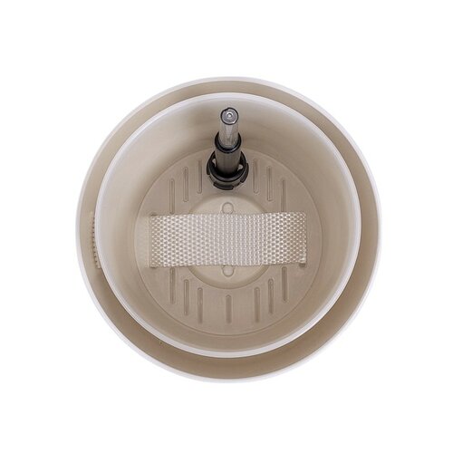 Plastia Selbstbewässernder Pflanzübertopf Tolita braun , D. 16 cm