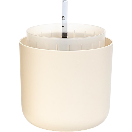 Plastia Samozavlažovací kvetináč Tolita Airkrémová, pr. 16 cm