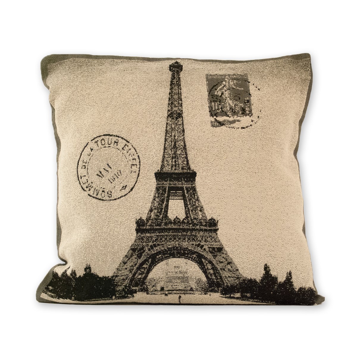 Jahu Obliečka na vankúšik Žakár Eiffel tower, 45 x 45 cm