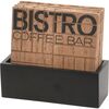 Set Bistro-Untersetzer, 4 Stück, 11,5 x 10 x 4,5 cm