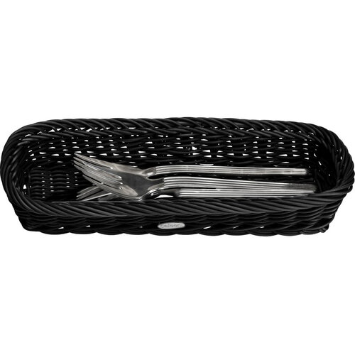 Westmark Besteckkorb SALEEN, 28 x 11 x 5 cm, schwarz