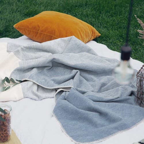 Ibena Deka Salerno Gots 2296/600 modra BIO, 140 x200 cm