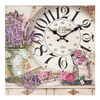 Nástěnné hodiny Provence Levandule, 34 cm