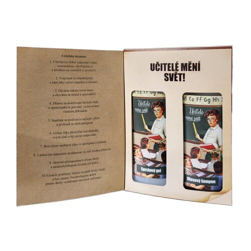 Bohemia Gifts Kozmetická súprava kniha - Pre učiteľov