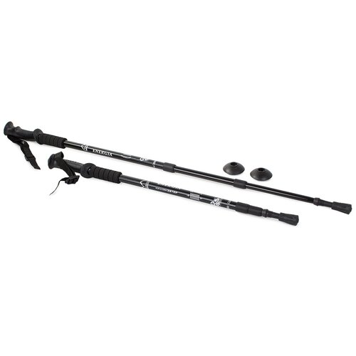 Nordic walking palice za hojstrenje antishock,črne