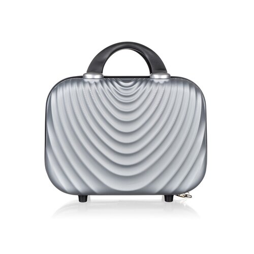 Pretty UP Cestovný škrupinový kufrík ABS07, veľ. 15, sivá