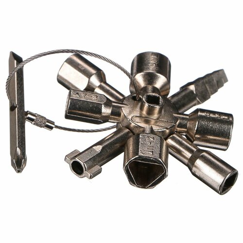 Sixtol Univerzalni ključ za servisne omarice UNISERVICE BOX 13, 9,5 x 8,5 x 3 cm