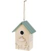 Lesena ptica za ptice Home, zelena, 16,5 x 10 x21,5 cm