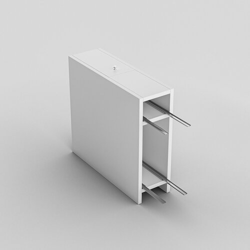 Badezimmerschrank Calencia White