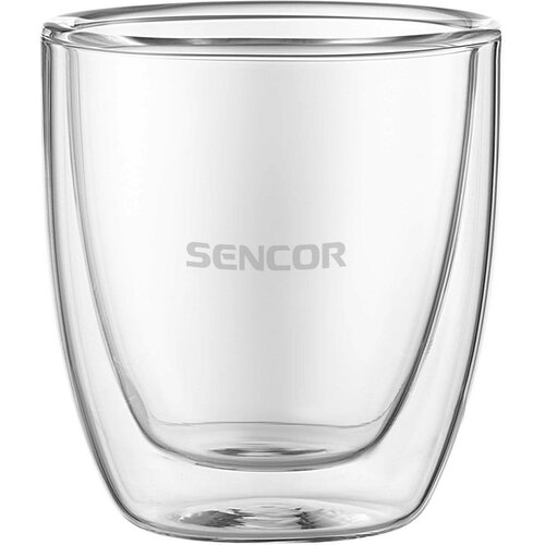 Sencor SGX 001 szklanka termiczna do espresso 80 ml, 2 szt.
