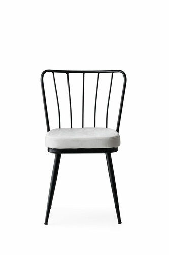 Sada jídelních židlí Yildiz White and Black, 4 ks