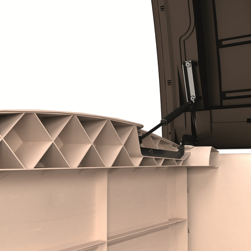 Keter Gartenaufbewahrungsbox Store It Out ARC, 146 x 82 x 120 cm, beige