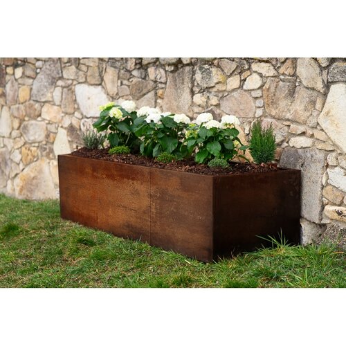 Alto Vyvýšený záhon 69 x 204 x 52 cm, corten CORGARDEN 1011