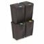 Kosz za sortirane odpadke Sortibox 35 l, 4 kos,siv