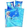 Detské bavlnené obliečky Ľadové kráľovstvo Frozen Kúzlo vločky, 140 x 200 cm, 70 x 90 cm