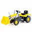 Tractor cu pedale Dolu cu excavator, galben,54 x 113 x 45 cm