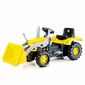 Dole Šliapací traktor s rýpadlom, žltá, 54 x 113 x 45 cm