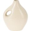 Porcelanska vaza Rhonda krem, 16 x 20 x 8,5 cm