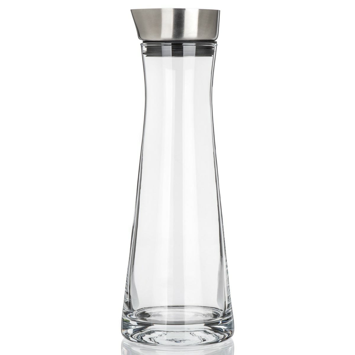 Banquet  Szklana karafka z lejkiem ze stali nierdzewnej DALEN 1000 ml