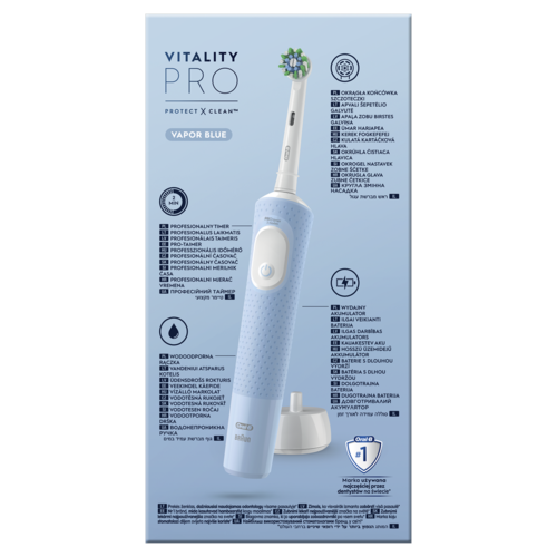 Periuță de dinți electrică Oral-B Vitality Pro Protect X Vapour Blue