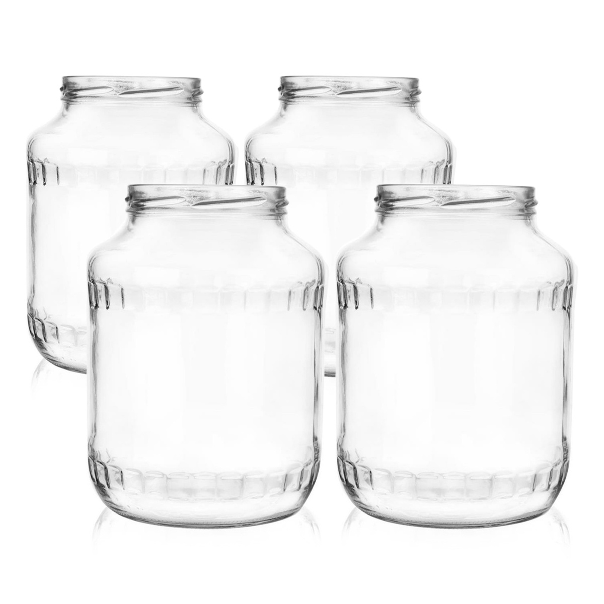 Orion Sada zaváracích pohárov Facetta 1,7 l, 4 ks