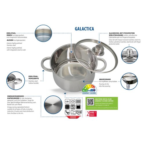 Elo 22015 Osnovni 15-delni set posode Galactica