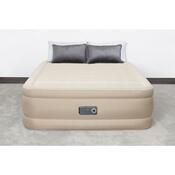 Bestway Semišová nafukovací matrace Fortech s el. pumpou, 203 x 152 x 46 cm