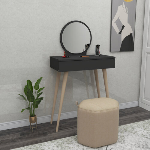 Kosmetiktisch Siena Anthracite